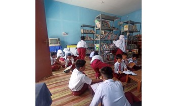 Membaca diperpustakaan